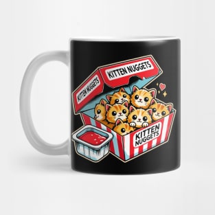 Kitten Nuggets Funny Cat Meme Mug